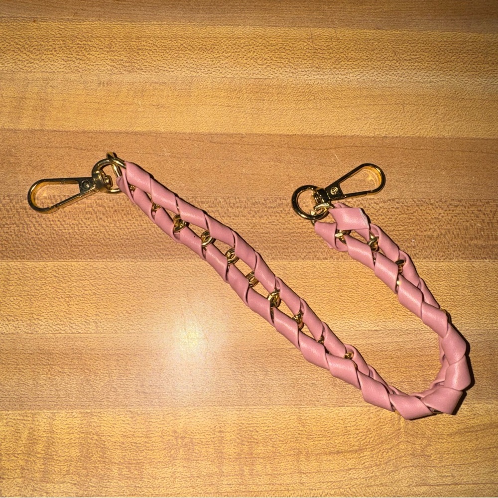 Pink & cream color block mini crossbody - Picture 9 of 15